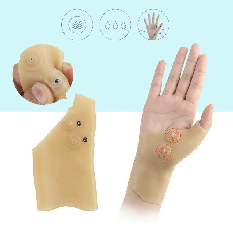 Корректор руки. Silicone thumb Wrist support Tenosynovitis Spasms.