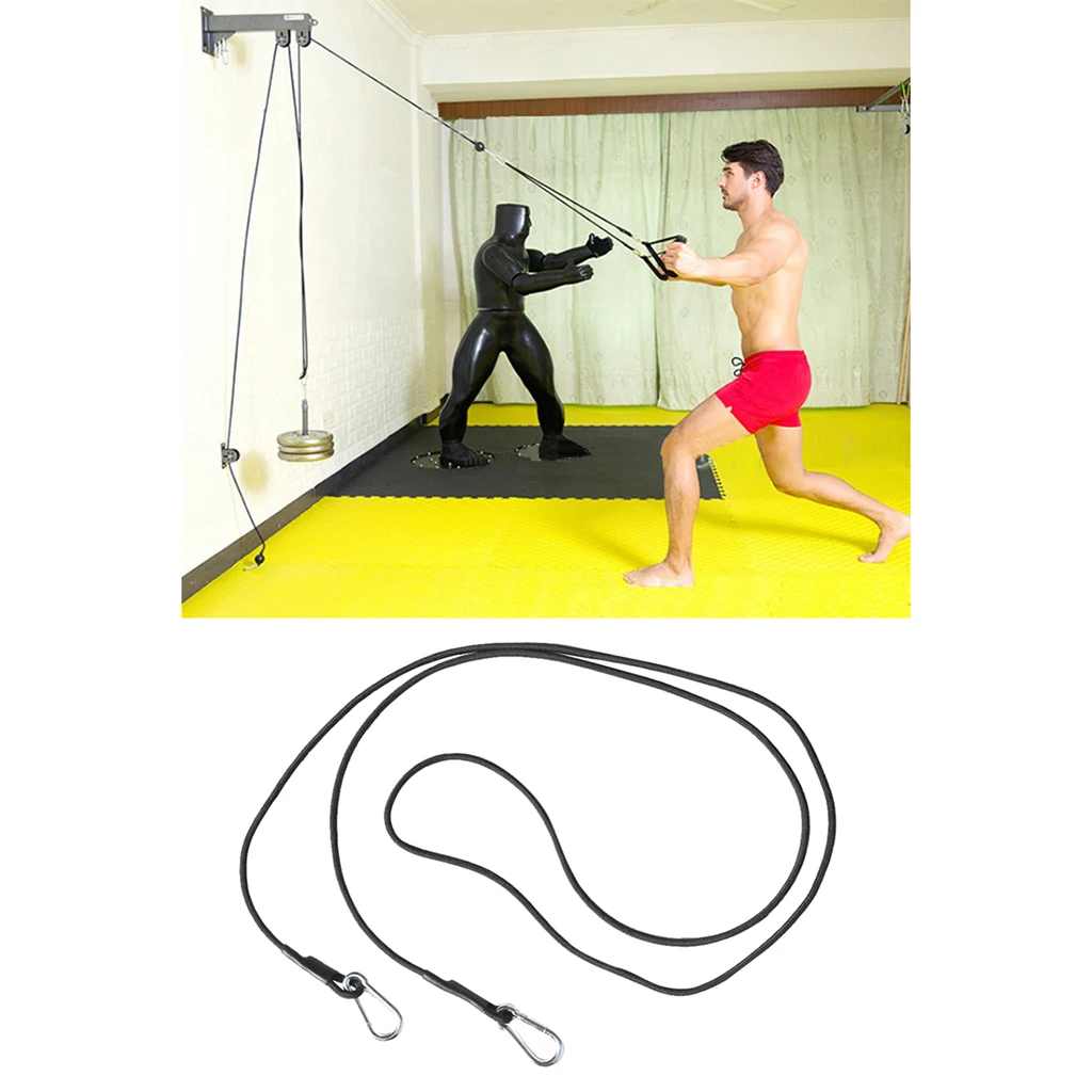 Веревочный тренажер для дома с креплением к стене