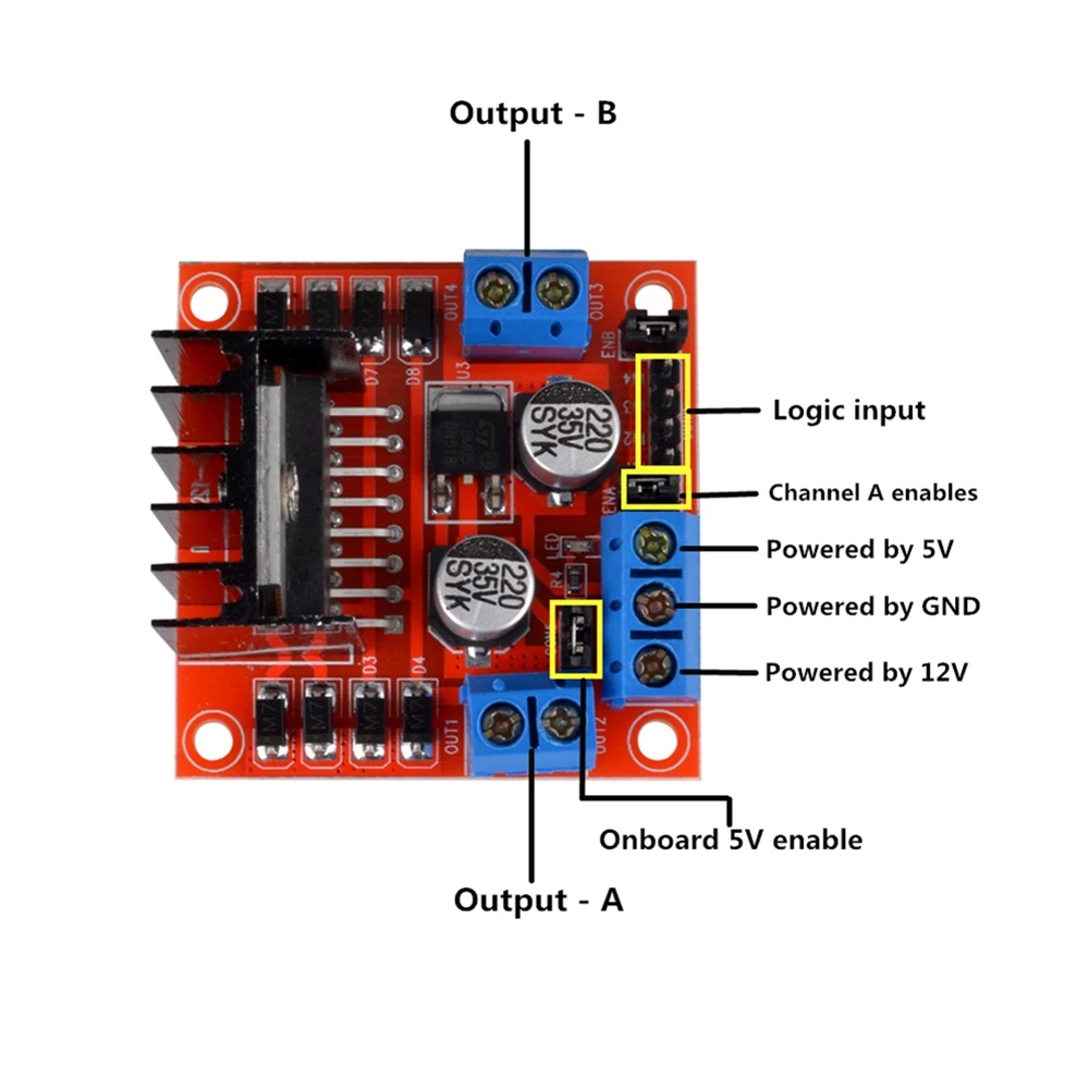 Модуль драйвера. Модуль l298n для Arduino. L298 Motor Driver. L298n модуль платы драйвера двигателя. L298 плата для ардуино.