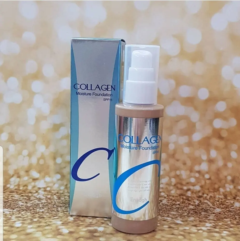 Тональник collagen. Enough Collagen тональный крем 21. Collagen Moisture Foundation SPF 15. Nough Collagen Moisture Foundation тональный крем оттенок 23. Тональный крем - Collagen Moisture Foundation #21 [enough].