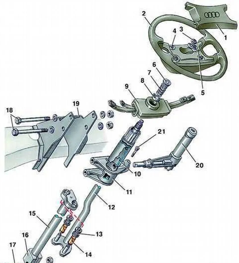 Управление б 4. Рулевое управление Ауди 80 б3. Рулевая колонка Ауди 80 б4. Втулки рулевой колонки Ауди 80 б3. Втулка рулевого вала Ауди 80 б3.